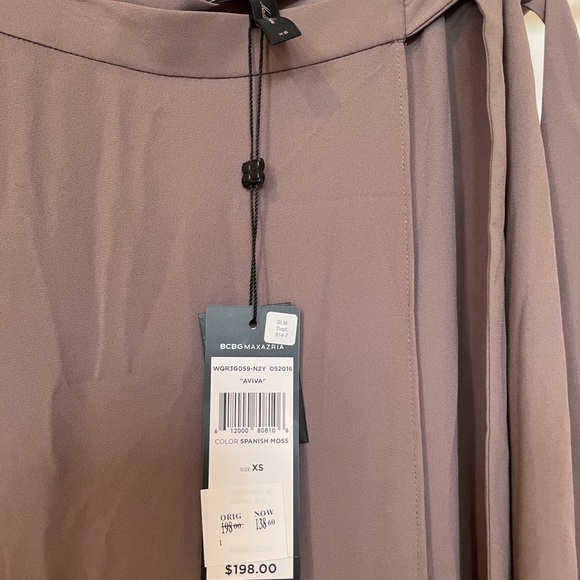 NWT BCBG Aviva Wrap Maxi Skirt - size XS - Picture 6 of 13